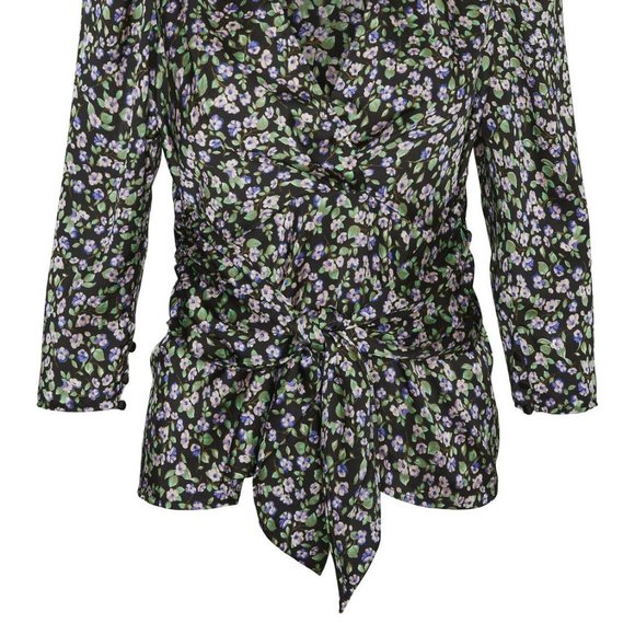 Floral V-Neck Blouse - Picture 6 of 6